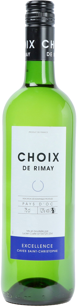 Choix de Rimay Wit VdP Fles 75 cl 12,5%