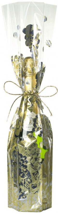 Diamantzak Druif Goud Stuk 9,4 cm