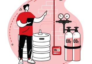 Werken met koolzuurgas (CO₂) in de horeca