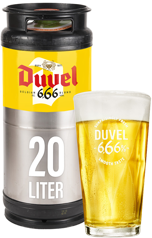 Duvel 666 Fust 20 ltr 6,6%