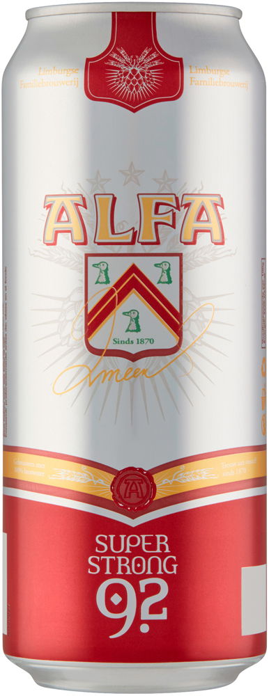 Alfa Super Strong blik Tray 12x50 cl 8,5%