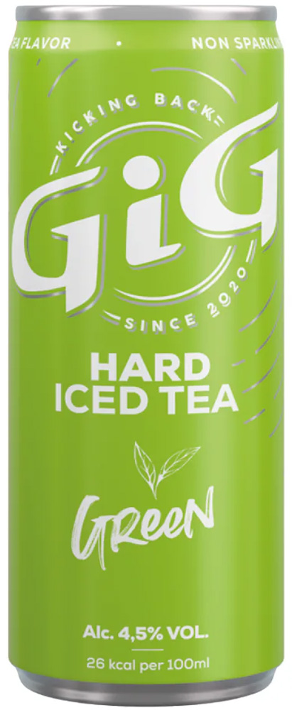 GIG Hard Iced Tea Green blik Tray 12x25 cl 4,5%