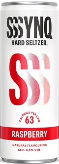 SYNQ Hard Seltzer Raspb. blik Tray 2x12x25 cl 4,5%