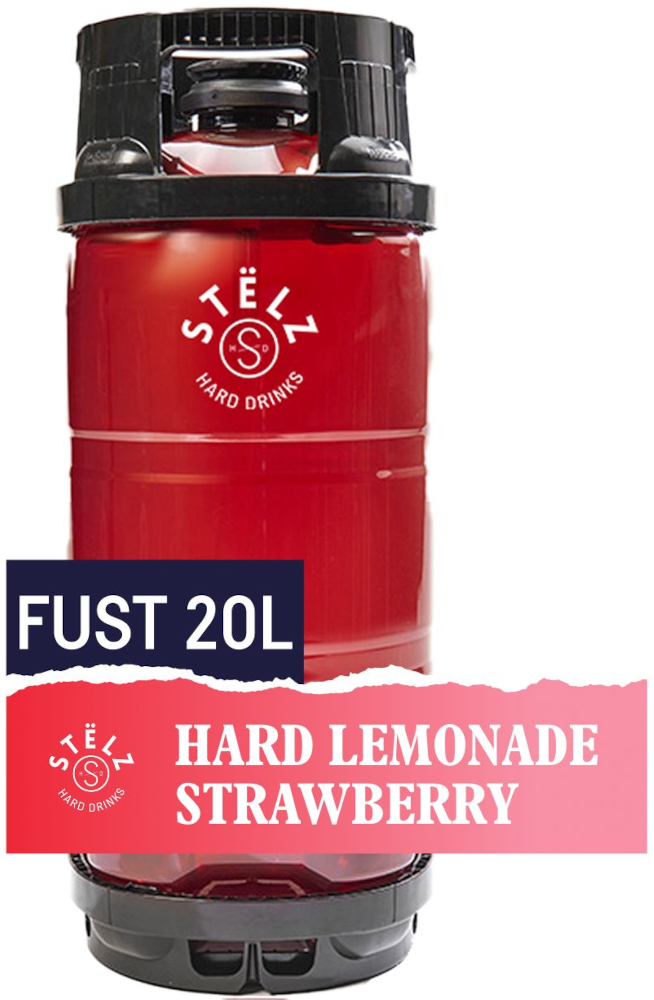 STELZ Hard Lemonade Strawberry Fust 20 ltr 4,5%