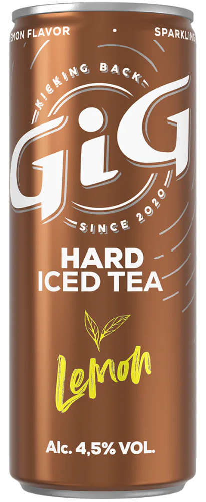 GIG Hard Iced Tea Lemon blik Tray 12x25 cl 4,5%