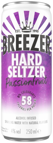 Breezer Hard Selt. Passionf. blik Tray 12x25 cl 4%