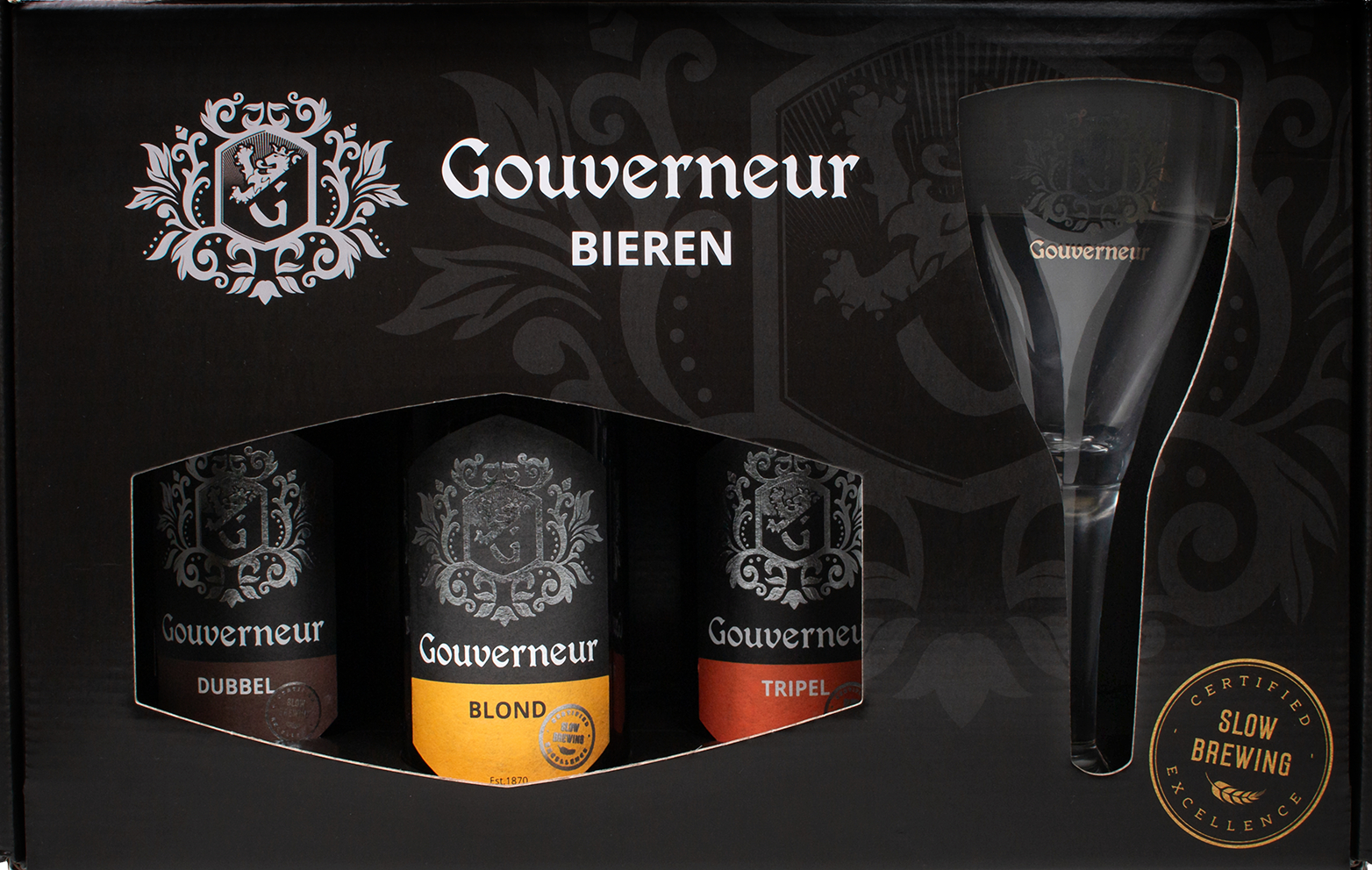 Gouverneur GV + glas Doos 5x3x30 cl 7%