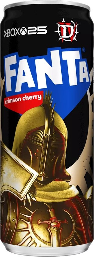 Fanta Crimson Cherry Sleek blik Tray 12x25 cl