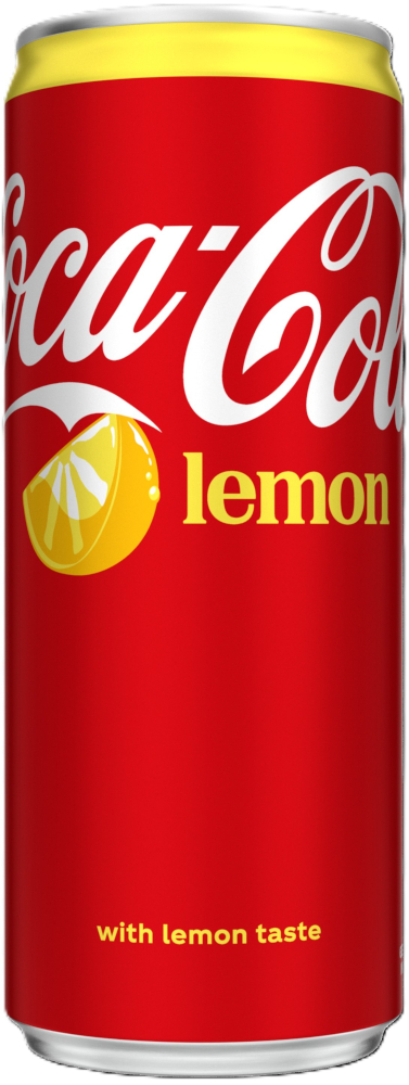 Coca Cola Lemon Sleek blik Tray 12x25 cl