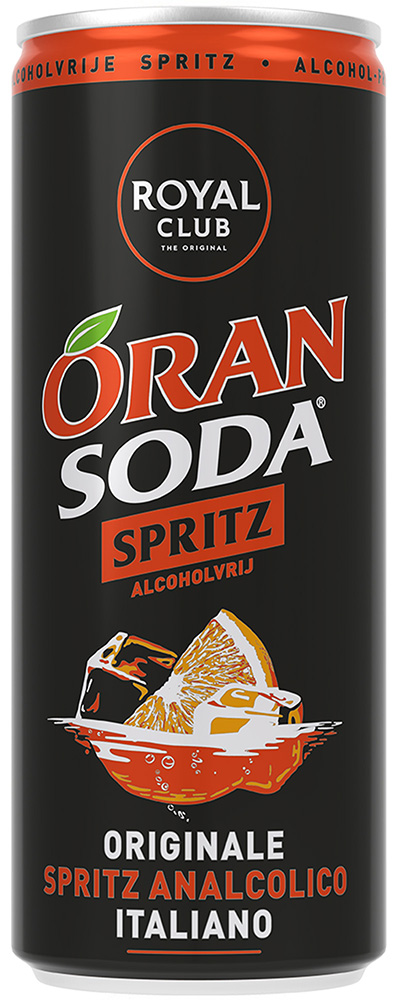 Royal Club Spritz Soda blik Tray 3x4x25 cl