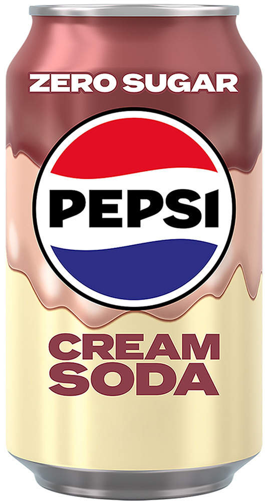 Pepsi Cream Soda blik Tray 12x33 cl