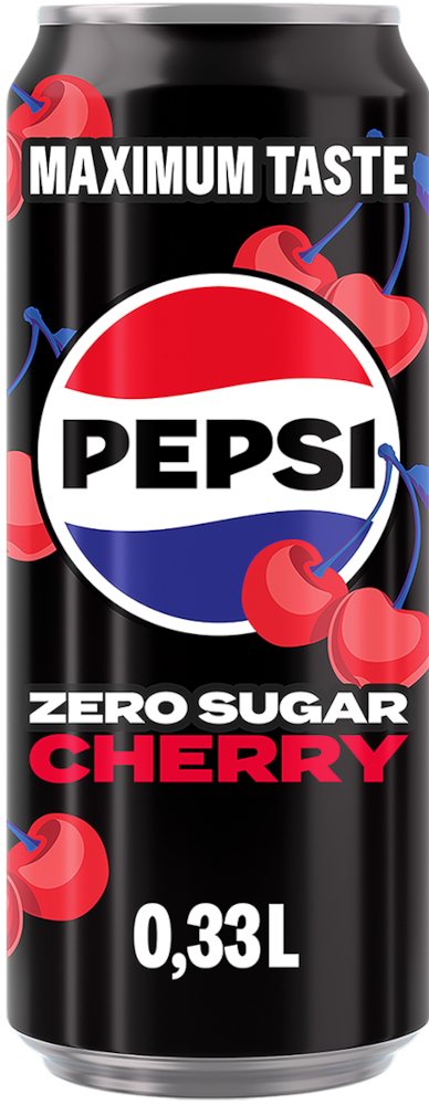 Pepsi Zero Cherry Sleek blik Tray 12x33 cl