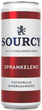 Sourcy Rood Sleek blik Tray 24x33 cl