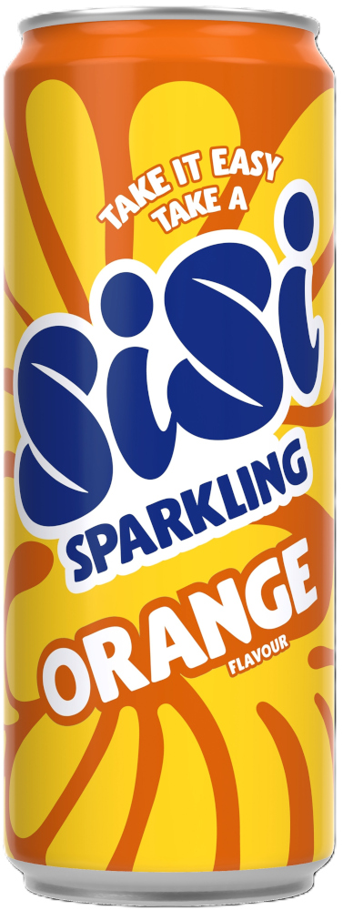 Sisi Orange Sleek blik Tray 12x33 cl