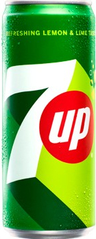 Seven Up Regular Sleek blik Tray 24x33 cl