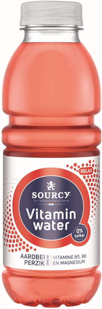 Sourcy Vitamin Aardb/Perz. pet Tray 6x50 cl