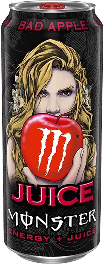 Monster Juice Bad Apple blik Tray 12x50 cl