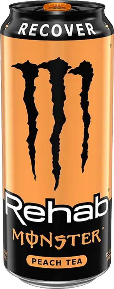 Monster Rehab Tea Peach blik Tray 12x50 cl