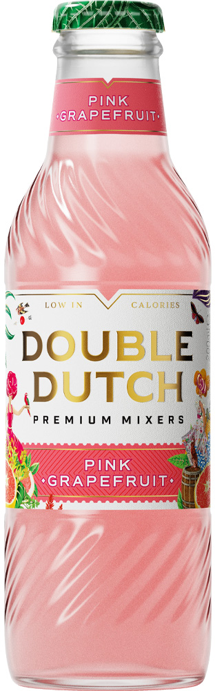 Double Dutch Pink Grapefruit Tray 24x20 cl