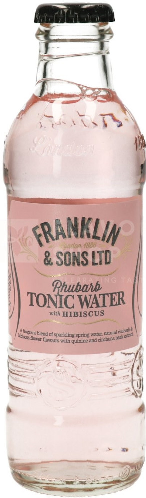 Franklin & Sons Rhubarb% Hibiscus Tray 24x20 cl