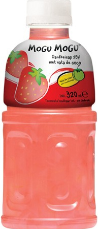 MoGu MoGu Aardbei pet Tray 6x32 cl