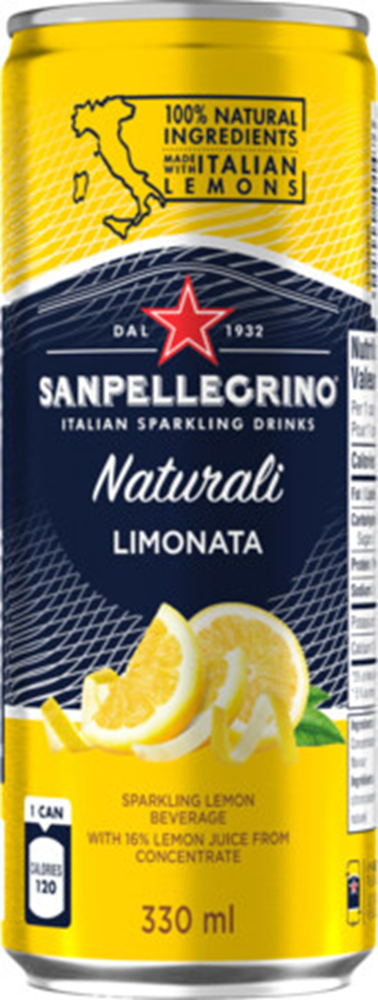 San Pellegrino Limonata blik Tray 12x33 cl