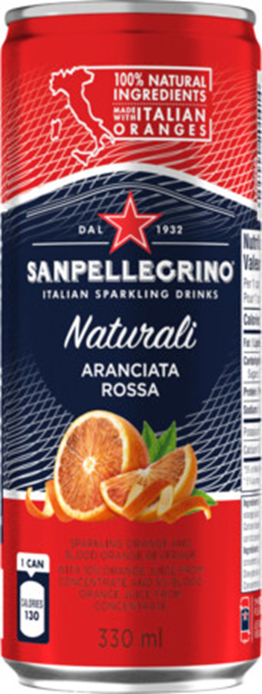 San Pellegrino Aranciata Rossa blik Tray 12x33 cl