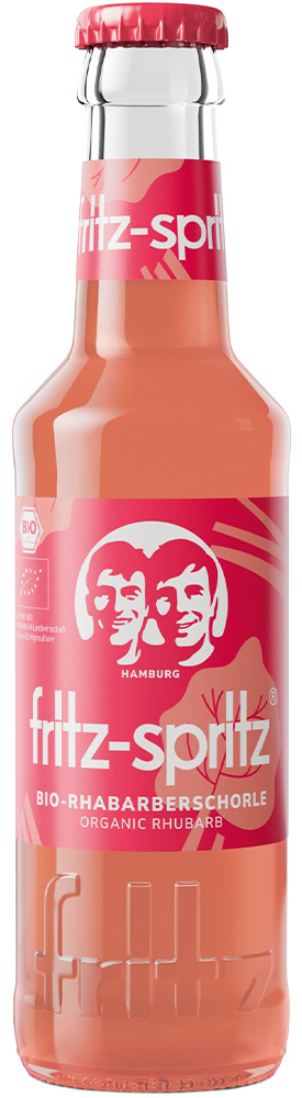 Fritz Spritz Bio Rabarber Krat 24x20 cl