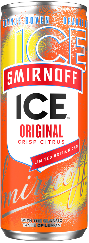 Smirnoff Ice Oranje Boven blik Tray 12x25 cl 4%