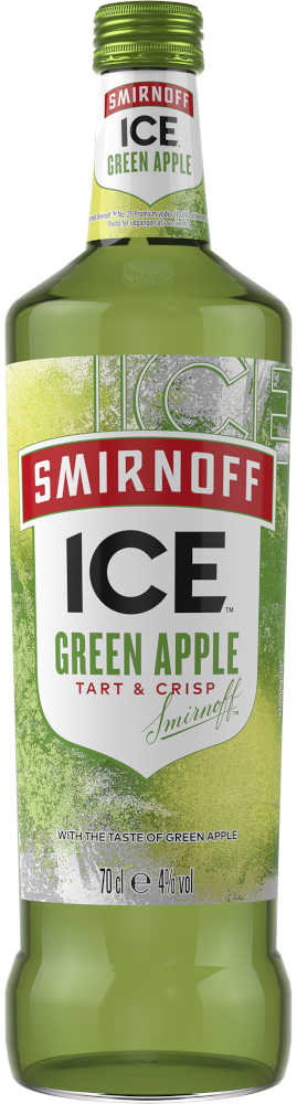 Smirnoff Ice Green Apple Fles 70 cl 4%