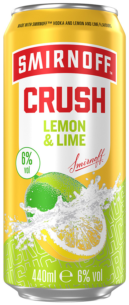 Smirnoff Crush Lime blik Tray 12x44 cl 6%