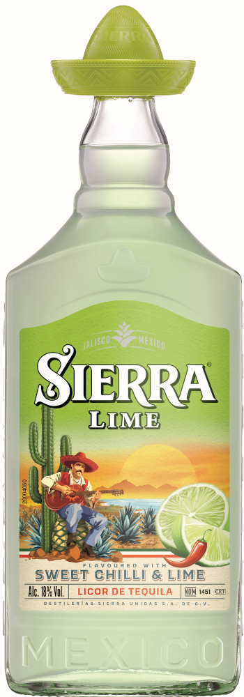 Tequila Sierra Lime Fles 70 cl 18%