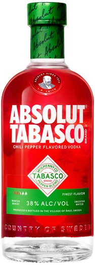Absolut Tabasco Fles 70 cl 38%