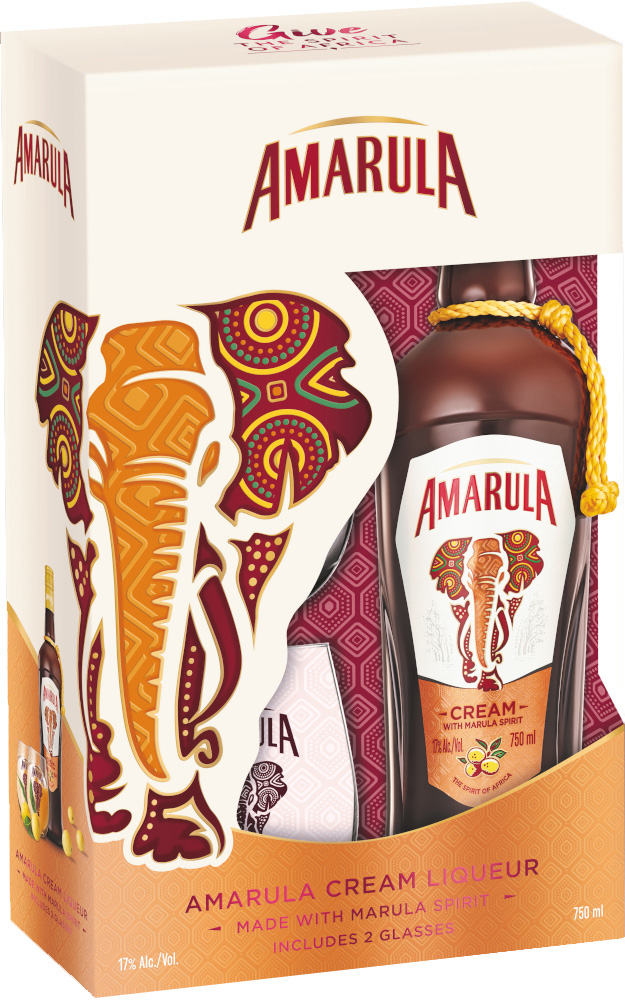 Amarula Cream GV+2 gl. Fles 70 cl 17%