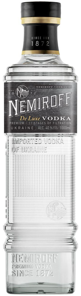 Nemiroff De Luxe Vodka Fles 100 cl 40%