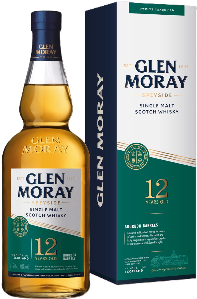 Glen Moray 12Y Fles 70 cl 40%
