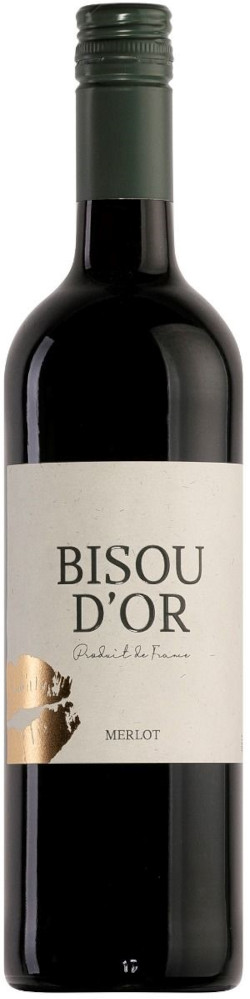 Bisou D'or Merlot Fles 75 cl 13%