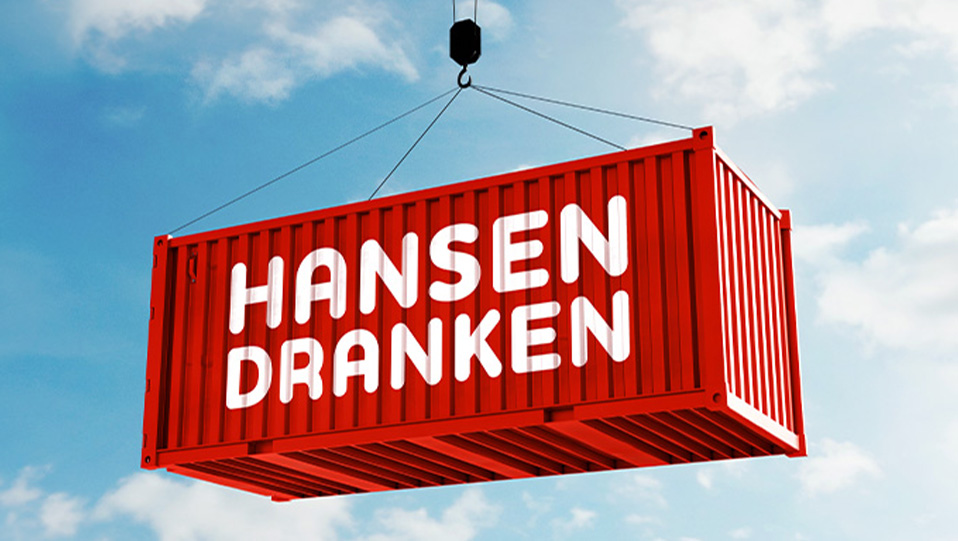 Containers van Hansen Dranken